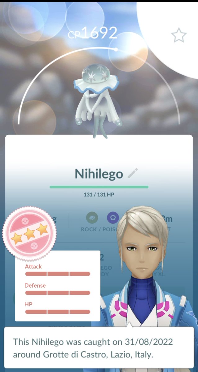 Lulupuff1's tweet photo. Hundo Nihilego from the special research task!!! 🤩🤩🤩💯💯💯

#hundo #PokemonGO #PoGO #Pokemon #UltraBeast #Nihilego https://t.co/YMUBUDy0vR
