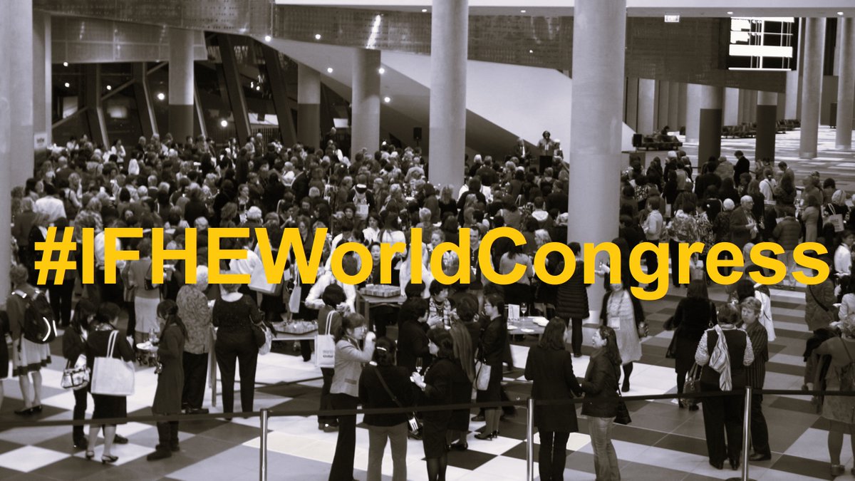 XXIV World Congress starts in a few days! Join us & share your impressions at #IFHEWorldCongress