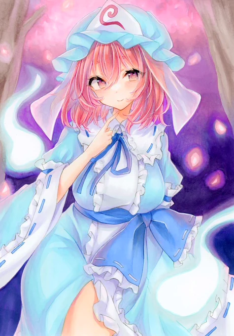 幽冥楼閣の亡霊少女#東方Project #東方#西行寺幽々子 