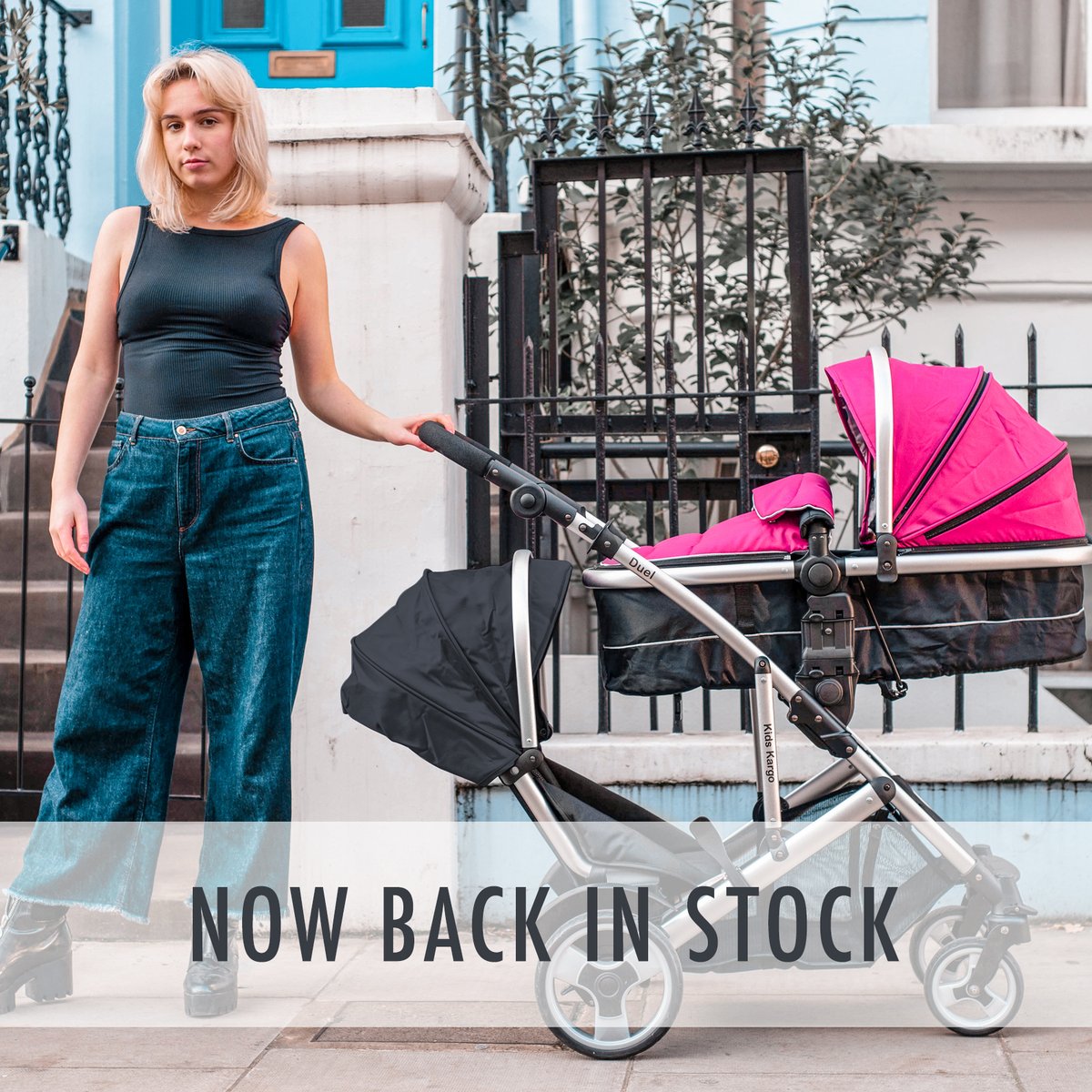 image4kidz's tweet photo. Now back in stock and 10% off, down to £399.99 on our award winner Duel Baby &amp; Tot, price includes FREE Isofix Car seat worth £120! Perfect for your newborn and toddler💕⁠
⁠
🌟Free Isofix car seat⁠ worth £120⁠
⁠
https://t.co/C0f0Z4wgiA  https://t.co/QDuhqGkQei