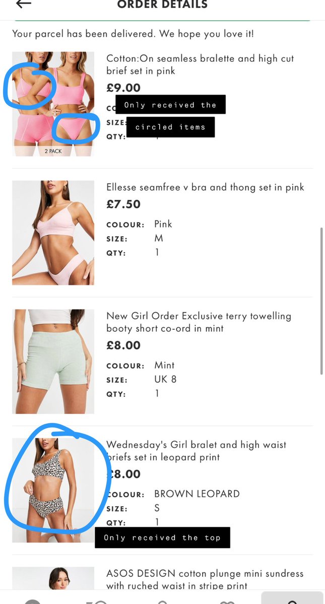 Mace_Laverick's tweet photo. @ASOS I placed two SEPARATE orders from yourself. Both have come with wrong and missing items. Please can you help me. I have attached photos to explain https://t.co/dD6dqw2gLa