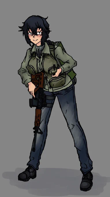 scavさん小隊四人に増えたから後一人作りたいが銃が悩みどころみんなは何がい!?!?!?!?!! 