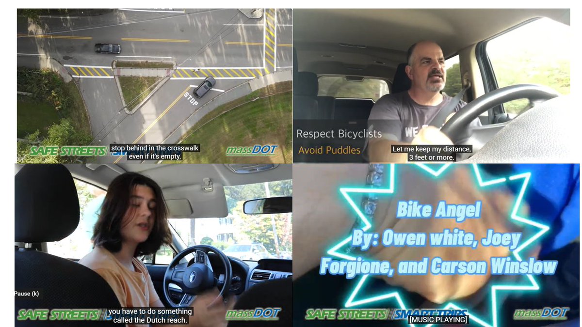 SafeRoutes_MA's tweet photo. ATTN high schoolers & staff! The @massdot #SafeStreetsSmartTrips High School Video Contest is launching Tuesday, September 6 with an info session! The theme is about recognizing/explaining the various signs & pavement markings on the roadway. Register here https://t.co/2HhXvipLbZ https://t.co/k3Jhd54Ujj