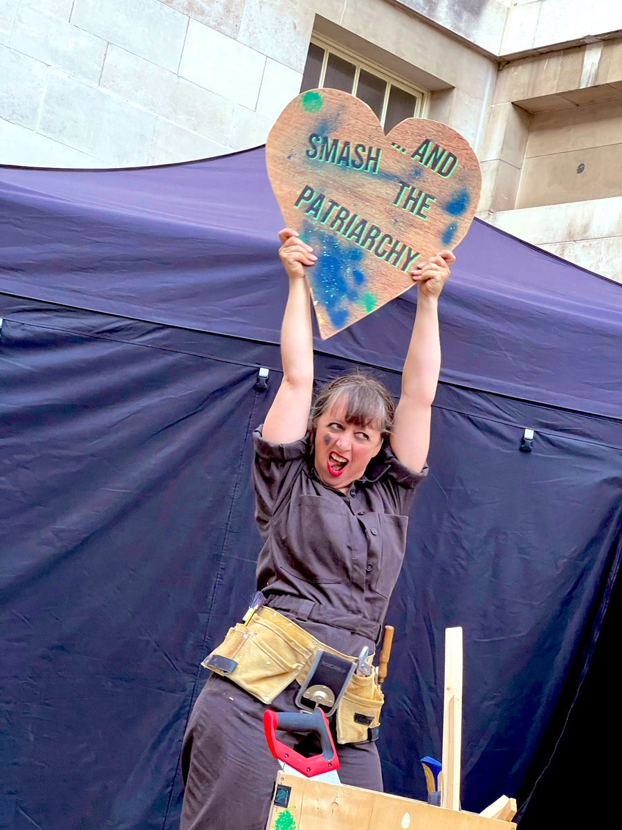 thegobbledegook's tweet photo. I think these photos honestly represent some of the most fun I’ve had performing for ages and ages. Me with my tools*.
Thanks #MissHighLegKick @auditionproject (and @DeDomenici for the great pics). #EauDeMemoire @WWconsortium
*outfit, box and power tools all model’s own https://t.co/UXJPHpaRNv