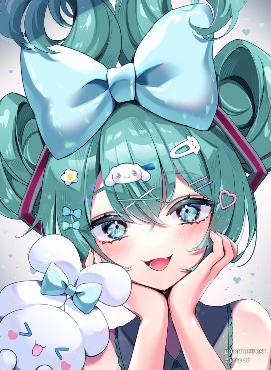 初音ミク「ハピバ～!ずっと描きたかったシナモンミクちゃん#初音ミク誕生祭2022  #初音」|えねる⸜🍡⸝‍のイラスト