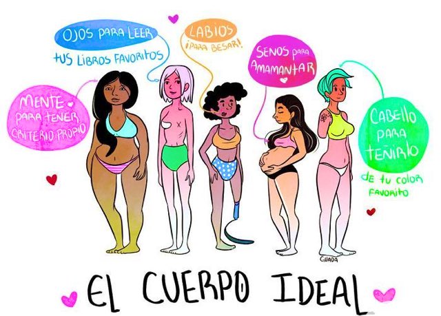 En la diversidad de cuerpos radica su belleza. El cuerpo ideal, es el cuerpo que cada una tenemos. #Feminismo 📸 Karen Pardou