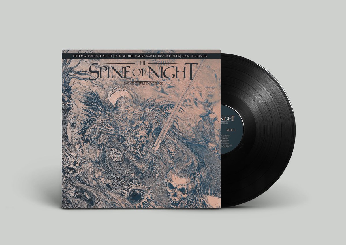 This Friday! 12 PM Eastern. Taking pre-orders for the Spine of Night LP. Limited to 200 copies. <a href="/TheSpineOfNight/">The Spine of Night</a> @pmjeepers #thespineofnight #vinyl #fantasy #ost #lucylawless