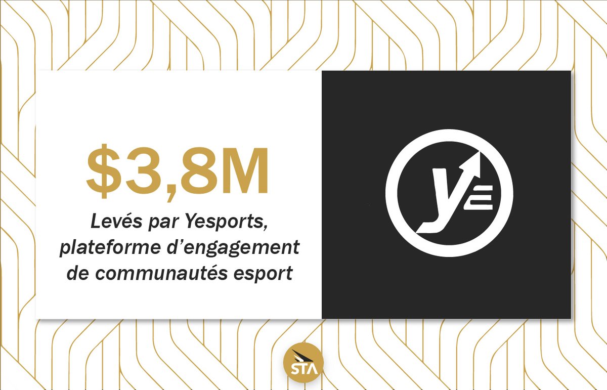 📢 La plateforme d'engagement par l'esport  <a href="/Yesports_gg/">Yesports</a> lève $3,8M

2e levée pour Yesports, pour un total de $6,05M en 2022. Directement connectée au Multiverse, elle propose une nouvelle UX aux fans d'esport en ajoutant du Web 3 dans leurs habitudes !

#STAKRN #esports #web3