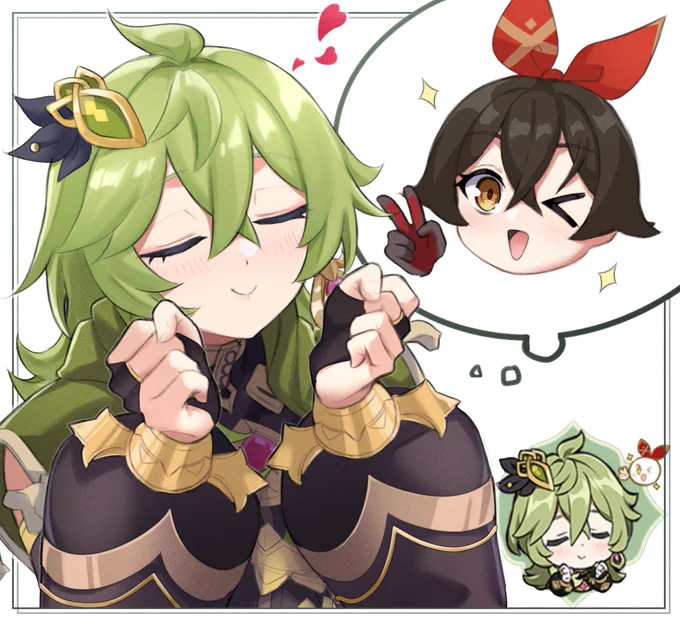 今月は良い絵いっぱい描けた気がする!来月もよろしくお願いします!!#今月描いた絵を晒そう #原神 