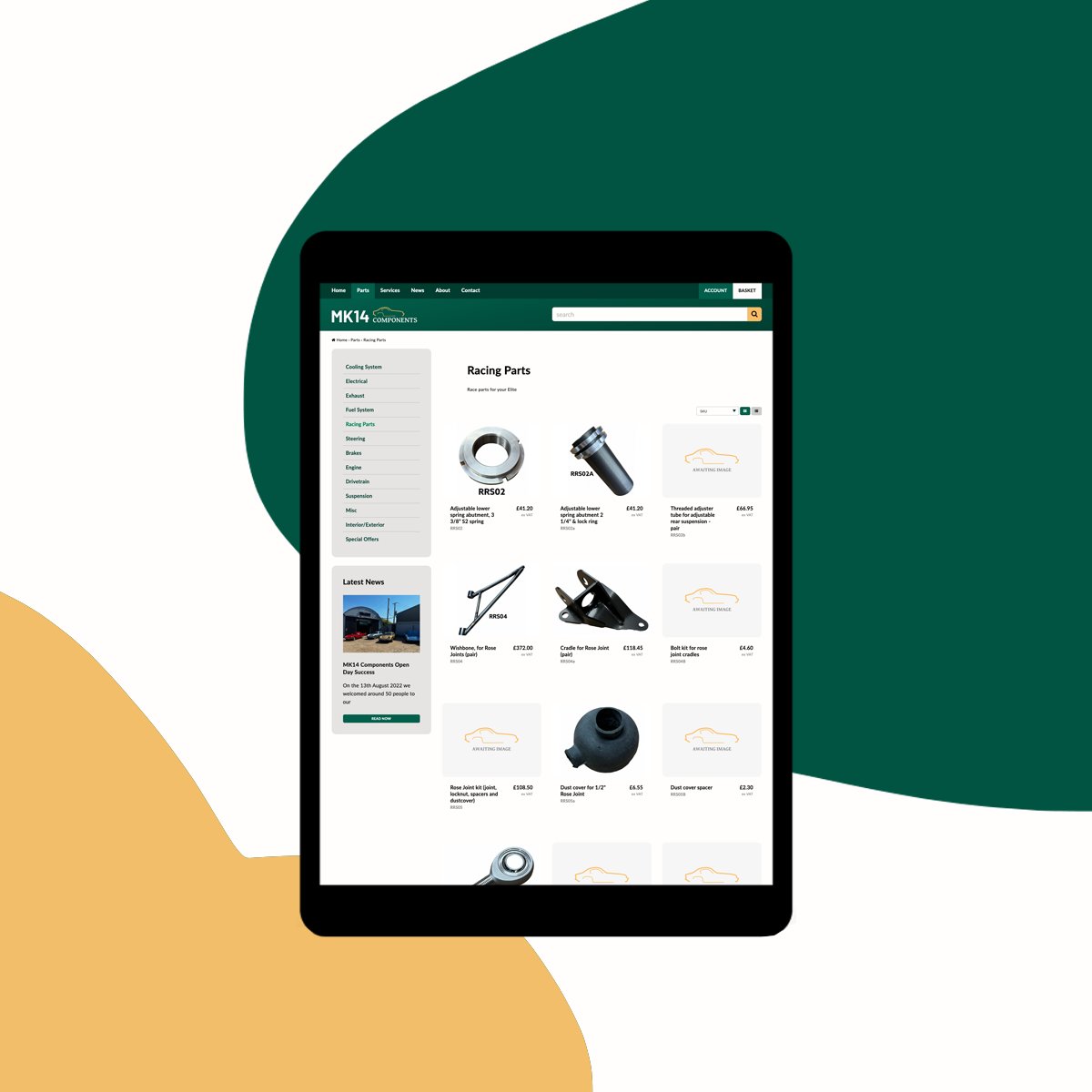 Applecado's tweet photo. We’re excited to share the re-launch of MK14 Components, catering to loving owners of the Lotus Elite Type 14.
If you’ve got a project you’d like our help with, please get in touch https://t.co/zDWh5t1EQT
#webdevelopment #webdesign #website #ecommerce #bespoke #webapp #app https://t.co/Z0E1eOXcwn