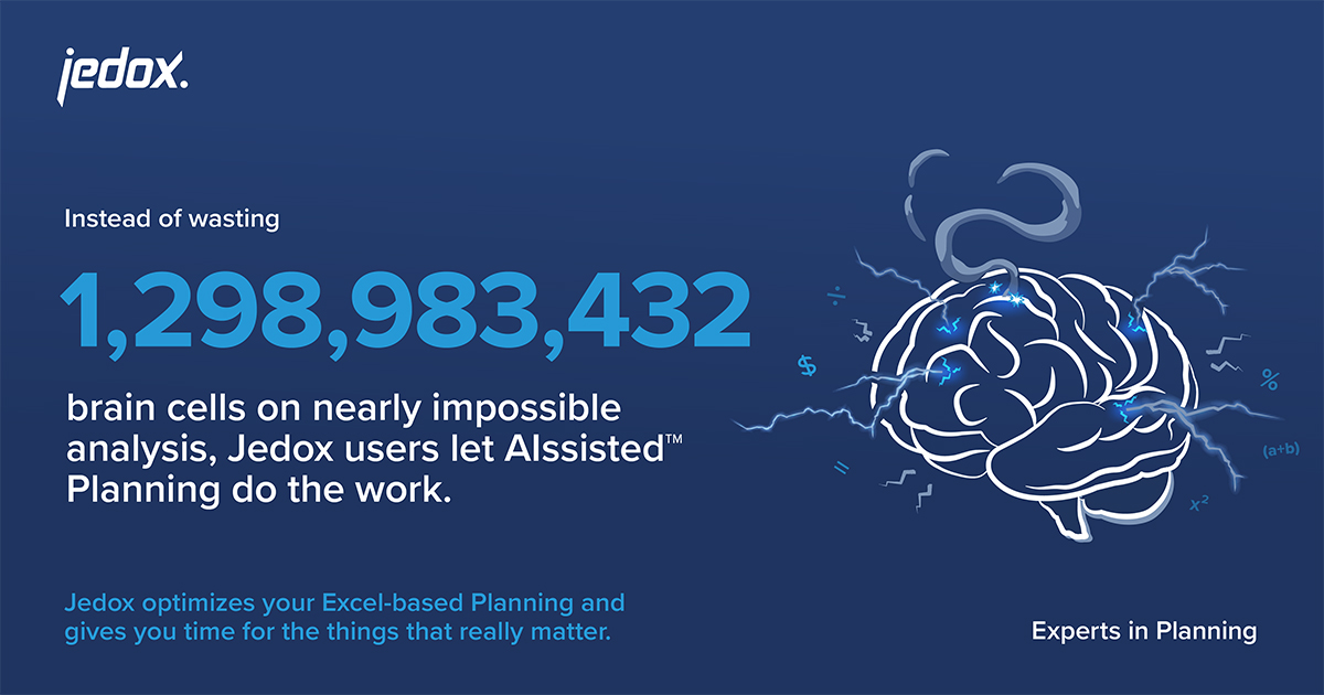 Tired of walking into a room and totally forgetting why you went in there in the first place? We hear you. Reduce brain fog from mind-bending analysis and get time back for the things that really matter. ow.ly/jOHV50K3Pns #Planning #EPM #AI #Spreadsheets