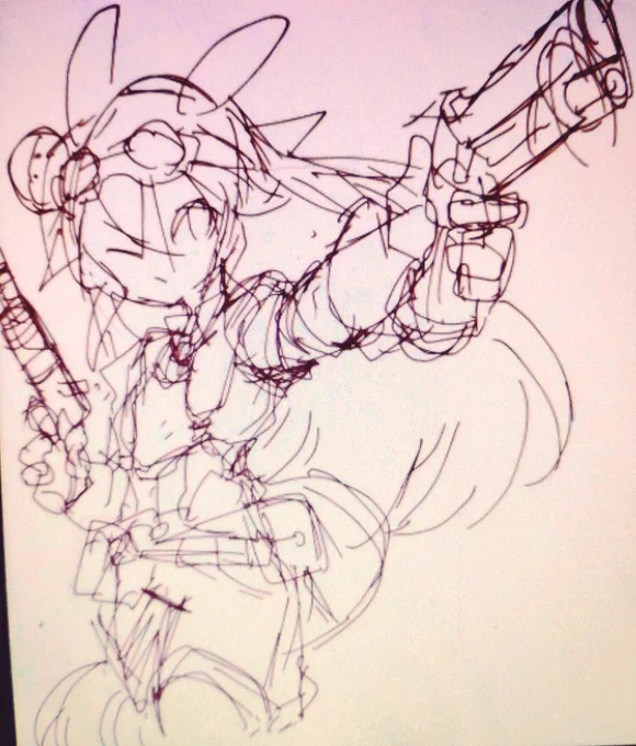 やっぱスチームパンク衣装描きたくなるじゃんね…だ〜れだ!!(唐突なクイズ) 