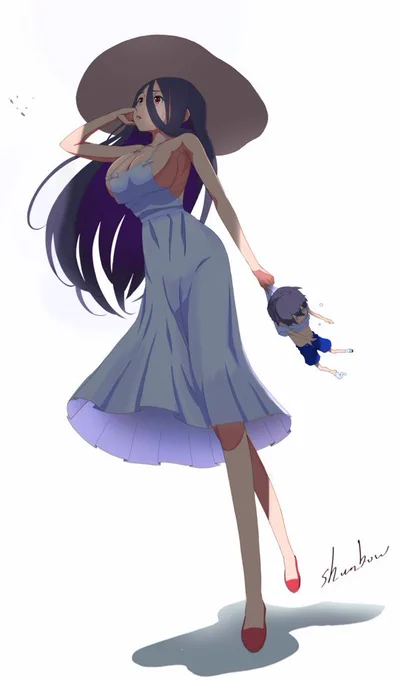 他にもかいてるけどまだナイショ #今月描いた絵を晒そう 