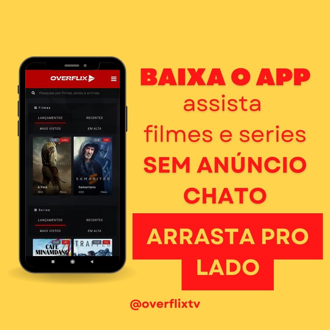 overflixxx's tweet photo. Baixe nosso aplicativo ANDROID!
Em breve para iOS. https://t.co/82JdmlVc6q