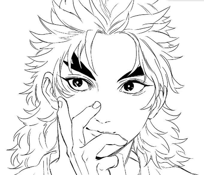 黒い瞳って描きやすい... 