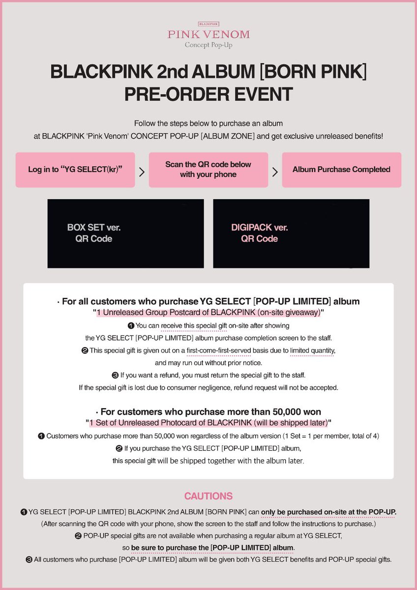 wertvollstore's tweet photo. 🖤plsrt
รับหิ้วบั้ม #BLACKPINK BORN PINK
⭐️รอบ Concept Pop-Up
1️⃣Digipack 1 บั้ม (เลือกปก) + โปสการ์ด
รวมภาษี 530฿
2️⃣Digipack 4 บั้ม + โปสการ์ด + การ์ดพิเศษ 1 เซ็ต รวมภาษี 2,070฿
📮ส่งเริ่ม 35฿ , แฟชั่น
สั่งทาง DM น้า
#ConceptPopUp #ตลาดนัดบพ
#PopUpLimited #ตลาดนัดblackpink https://t.co/KzC6Ye5nik