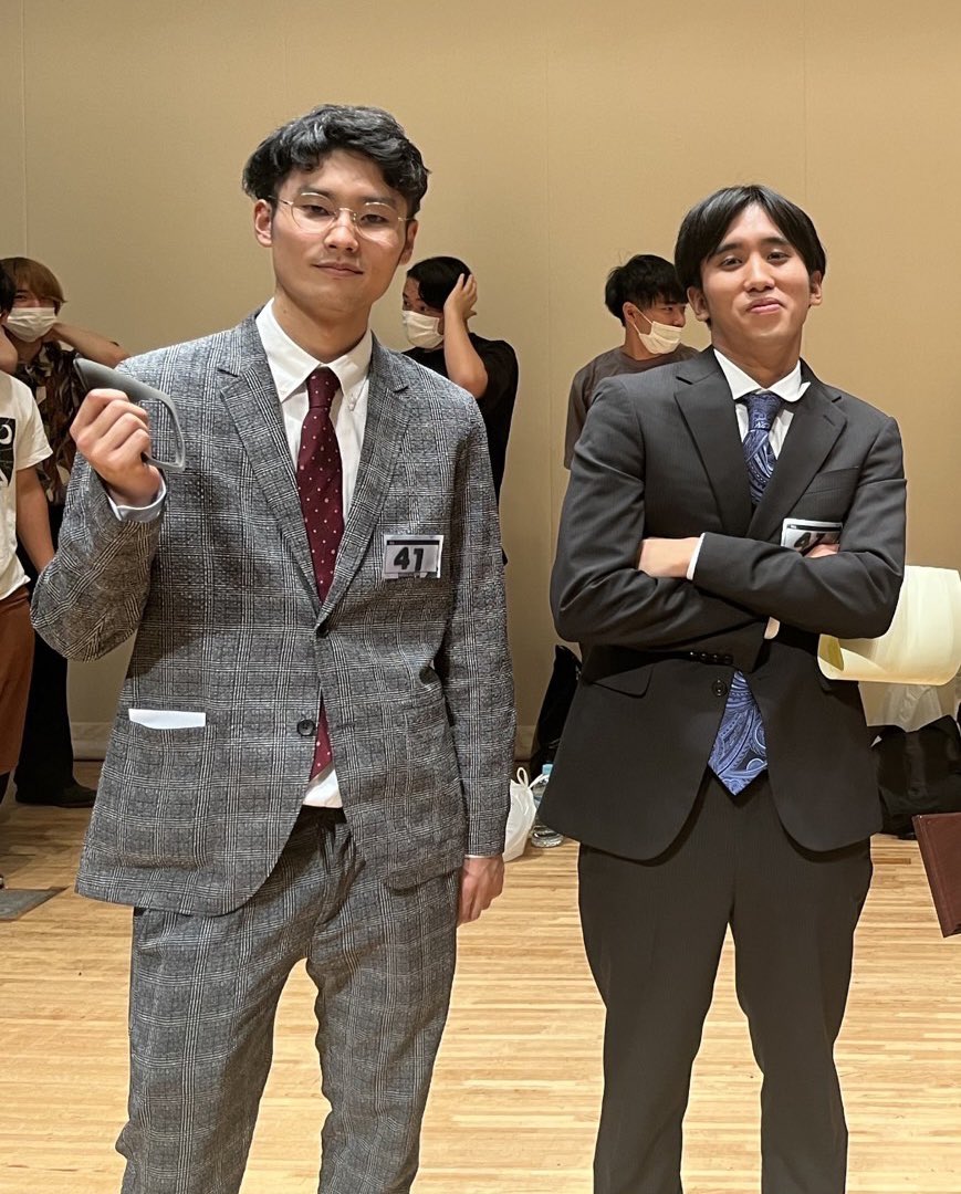 kigekiken's tweet photo. 🔥大学芸会🔥
本日行われました「大学芸会個人戦2022 決勝戦」において、同志社喜劇研究会の

錦登山下山🏔⛰

が準優勝致しました㊗️✨

皆さま、沢山の応援ほんとうにありがとうございました！！！！ https://t.co/pSnCSvaPAO