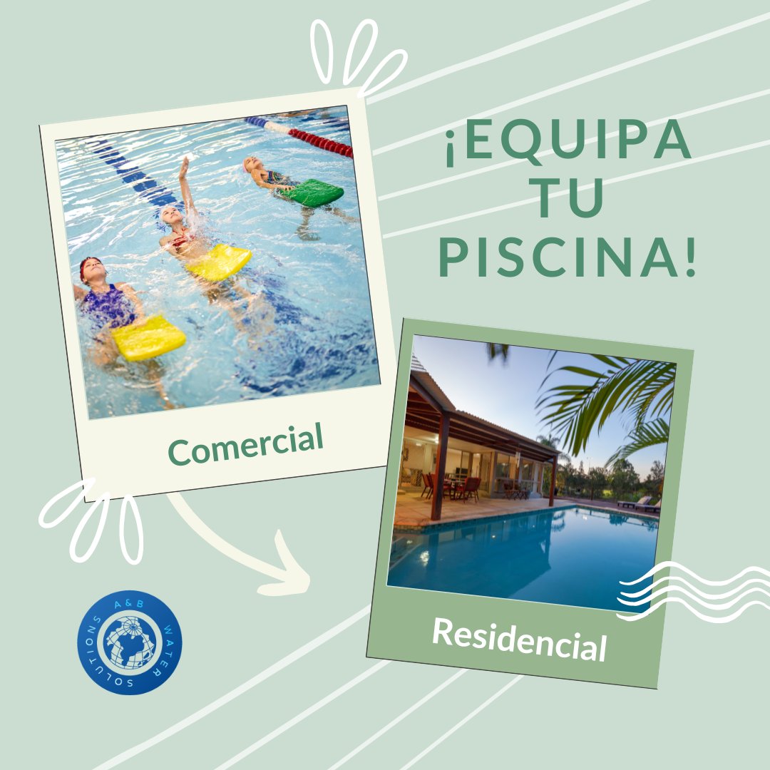 AyBWaterSolut's tweet photo. Equipa tu piscina: comercial o residencial con A&amp;B https://t.co/1PTHGEbHdB