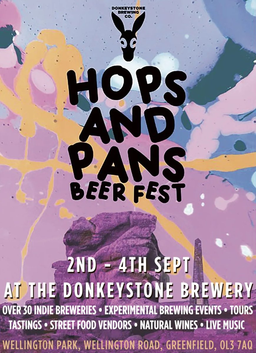 FESTIVALS
.
This coming weekend we will be pouring, and in attendance at TWO beer festivals! We're very excited!
.
We're honoured to have been invited to Farm Trip at <a href="/rivingtonbrewco/">Rivington Brewing Co</a> &amp; Hops &amp; Pans at <a href="/DonkeystoneBrew/">Donkeystone Brewing Co.</a>  
.
Come say hello if you see us at either event!
.
Iechyd da