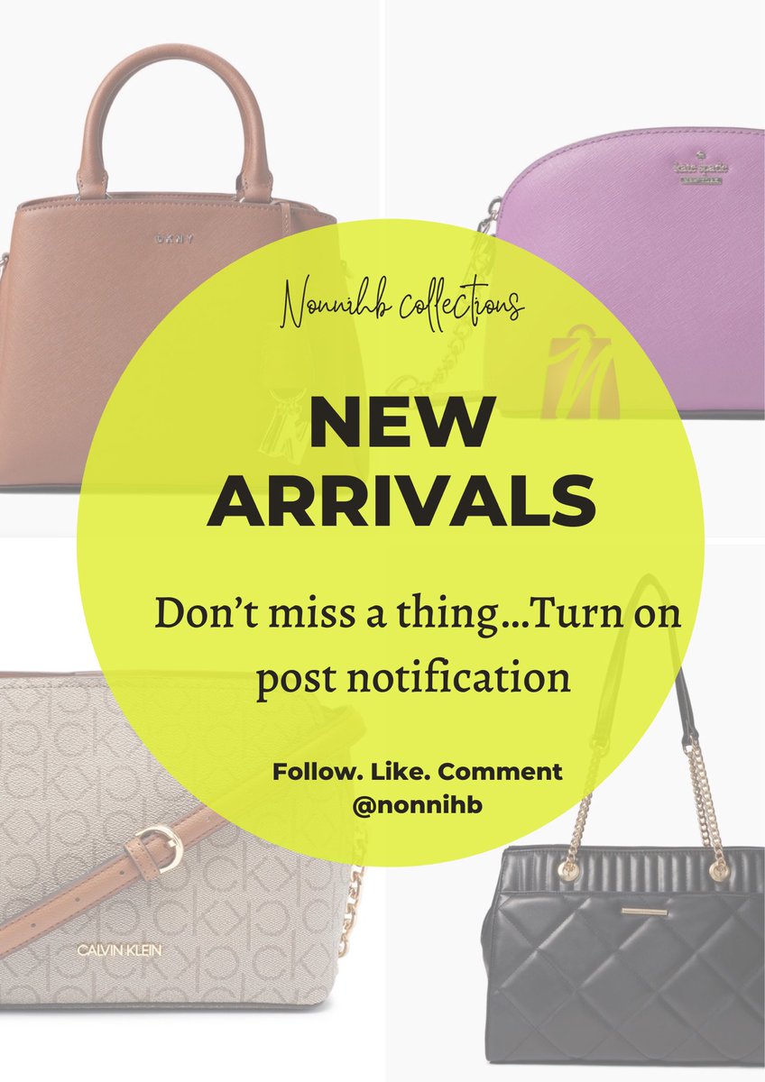 nonnihb's tweet photo. Turn on your post notification! We have some new arrivals, ready for immediate delivery. 💃💃

Don’t just scroll through - Follow, Like and Comment. Thank you.

#nonnihb #newarrivals #bagsyoulove #handbagsforsale https://t.co/RTXOZ00dJd