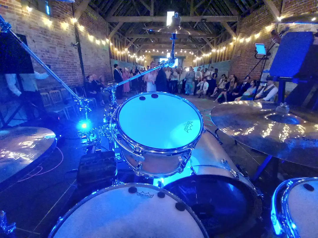 Ritchie_JFT's tweet photo. Really enjoyable Depping for @miraclecure_band lovely talented Musicians! Good fun playing some Irish Jigs too for the Wedding on Saturday 27th Aug with them! 😄 🎼🎵🎶🥁👰🤵‍♂ #sessiondrummer #weddings @dc_california_ #soultonecymbalsartist @SoultoneCymbals @pellwoodeu https://t.co/nMcHedoh7f