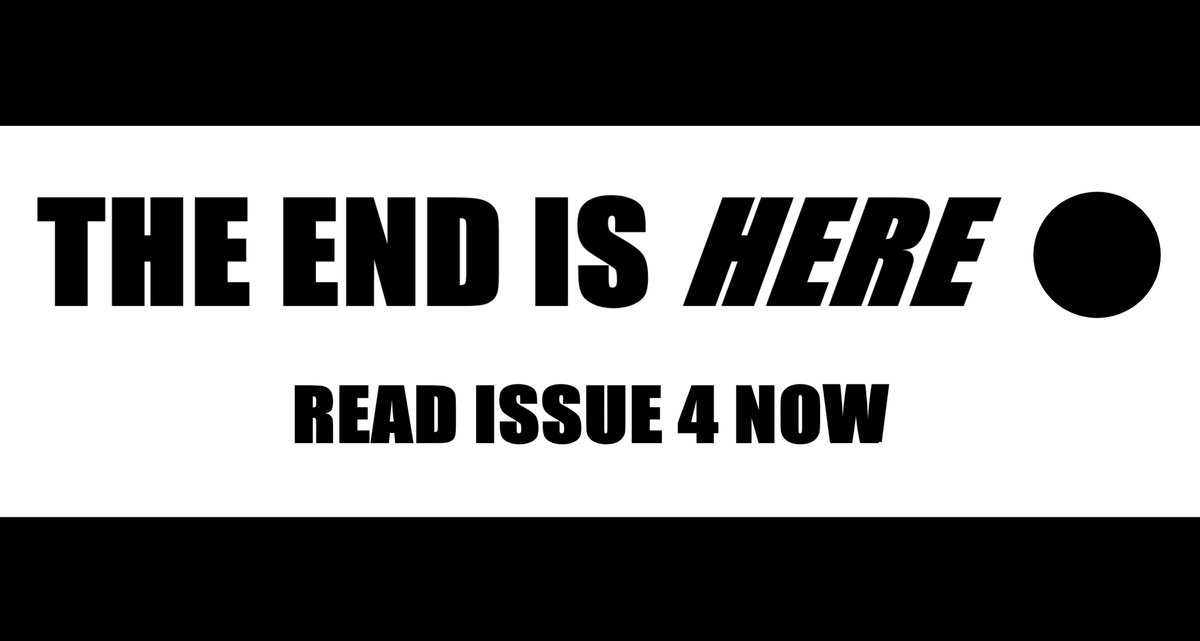 📢 THE END IS HERE! 📢

Or, rather, our 4th issue, This is the End, is here! Dive in (for free) to see our contributors don capes of their own to tackle this burning world, with stunning poise and some of the best writing around.

READ: fliphtml5.com/tnapr/akcx