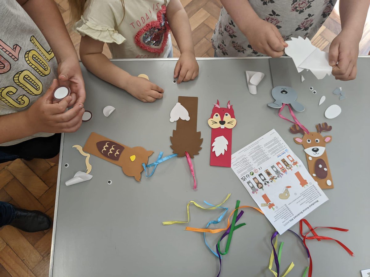 SarahGriffithsA's tweet photo. I’ve had a lovely afternoon sharing ‘Leon’s Magic Mantra,’ with children and families at Dawley House - @GreatDawley Children also made book marks and coloured pictures to compliment the book! @LeonTaylorGB @andygoff  
#selfbelief #ChildrensBooks https://t.co/DsVnRfRXKA