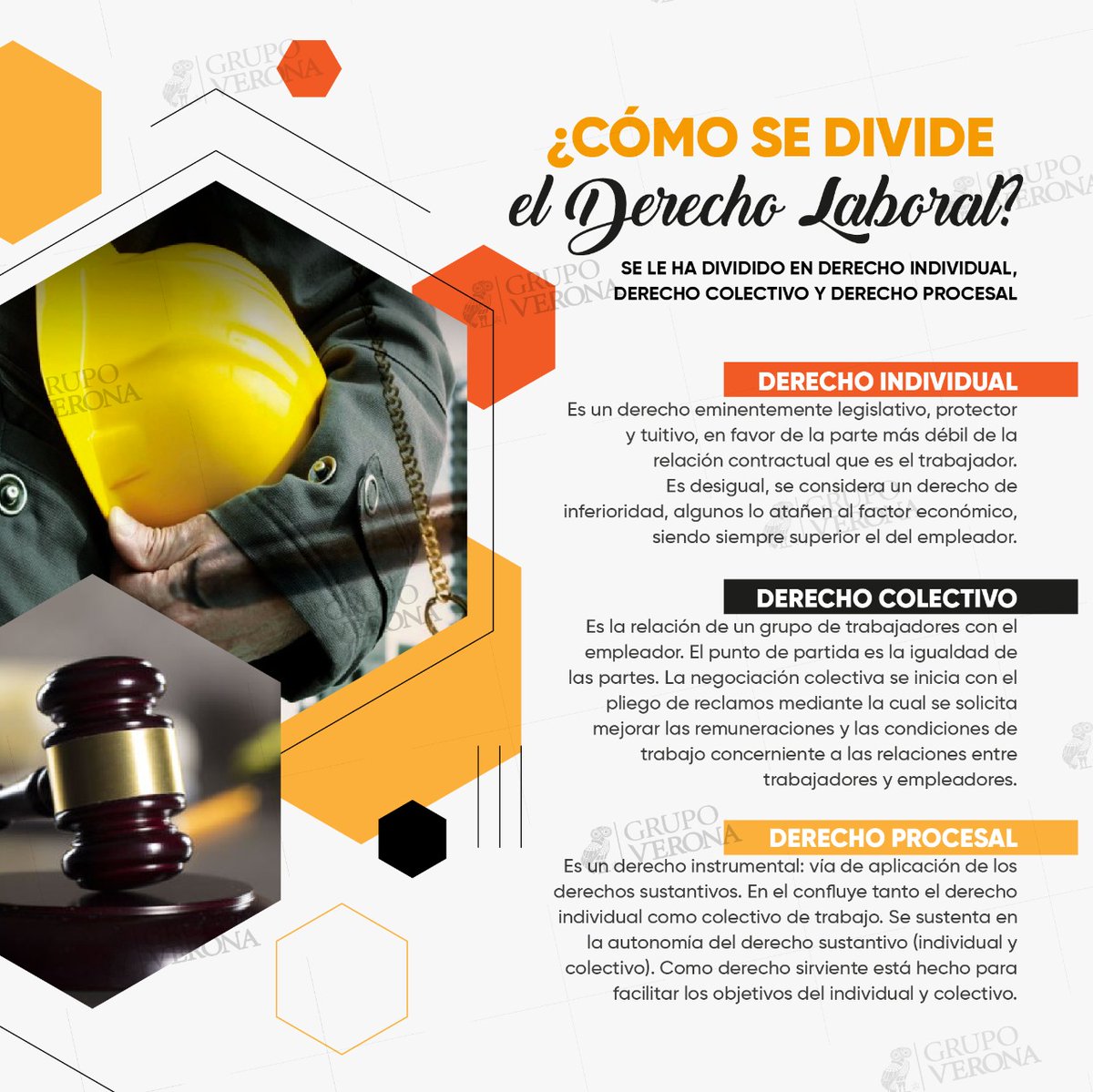 GrupoVerona's tweet photo. 🤓#FlashLaboral 👷♂ #derecholaboral
¿Sabías qué? La doctrina define al derecho #laboral como el conjunto de normas jurídicas que regulan la prestación personal del #trabajo, con la finalidad de proteger los #derechosdeltrabajador https://t.co/NohyuJSG2X