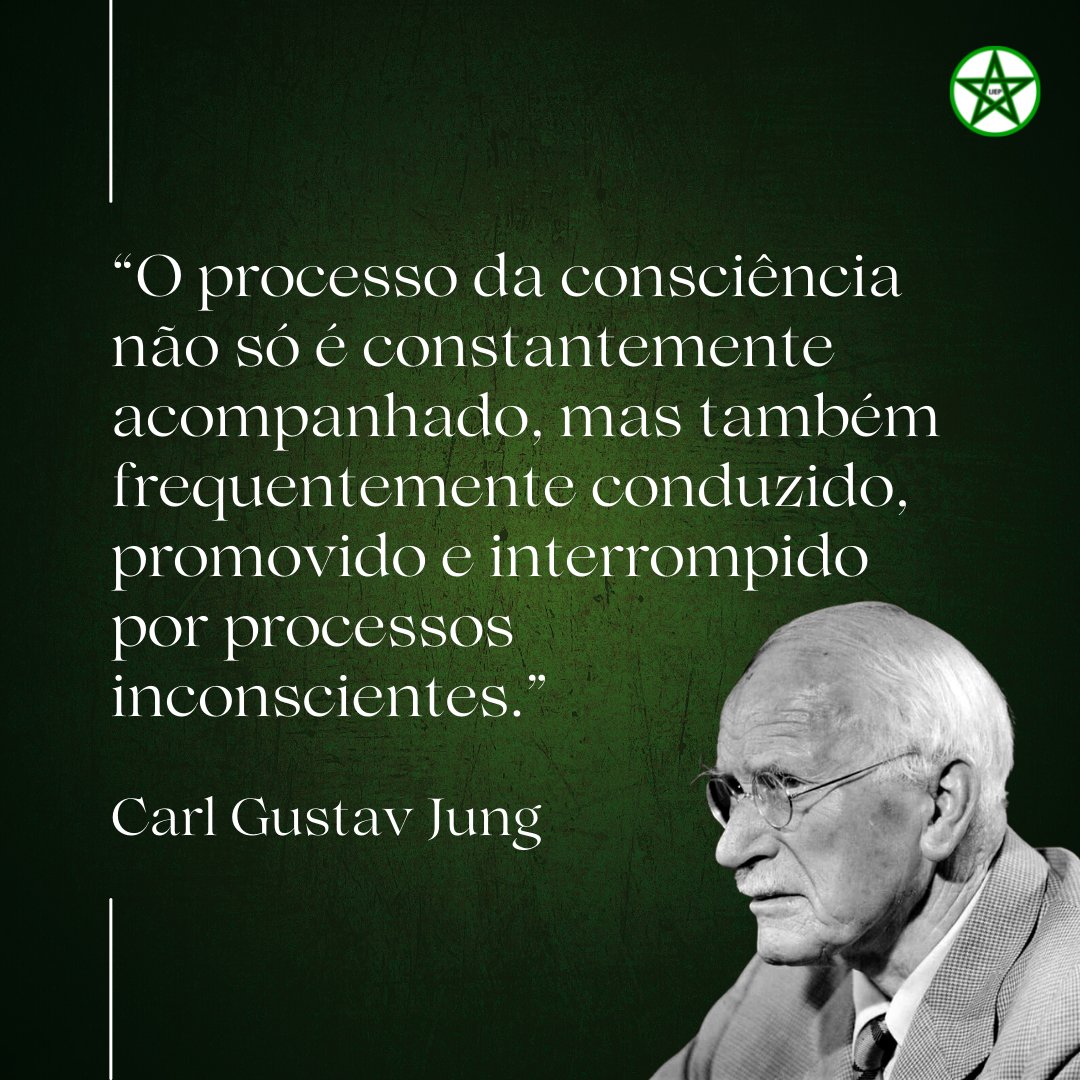 ijep_i's tweet photo. “O processo da consciência não só é constantemente acompanhado, mas também frequentemente conduzido, promovido e interrompido por processos inconscientes.” - C. G. Jung https://t.co/8gzhCbH5Vk