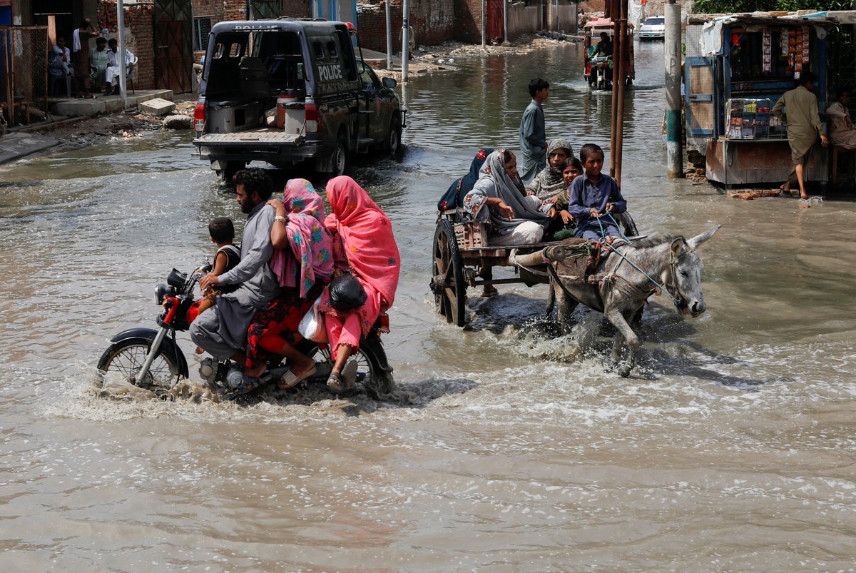 AJ+ (@ajplus) on Twitter photo Jacobabad, Pakistan was named the world's hottest city in May after extreme heat (124°F).
Now, it's flooded after extreme monsoon rains.
A teacher says many of her students are homeless and will miss months of school: "People had heatstroke, now people have lost their homes." Jacobabad, Pakistan was named the world's hottest city in May after extreme heat (124°F).
Now, it's flooded after extreme monsoon rains.
A teacher says many of her students are homeless and will miss months of school: "People had heatstroke, now people have lost their homes."