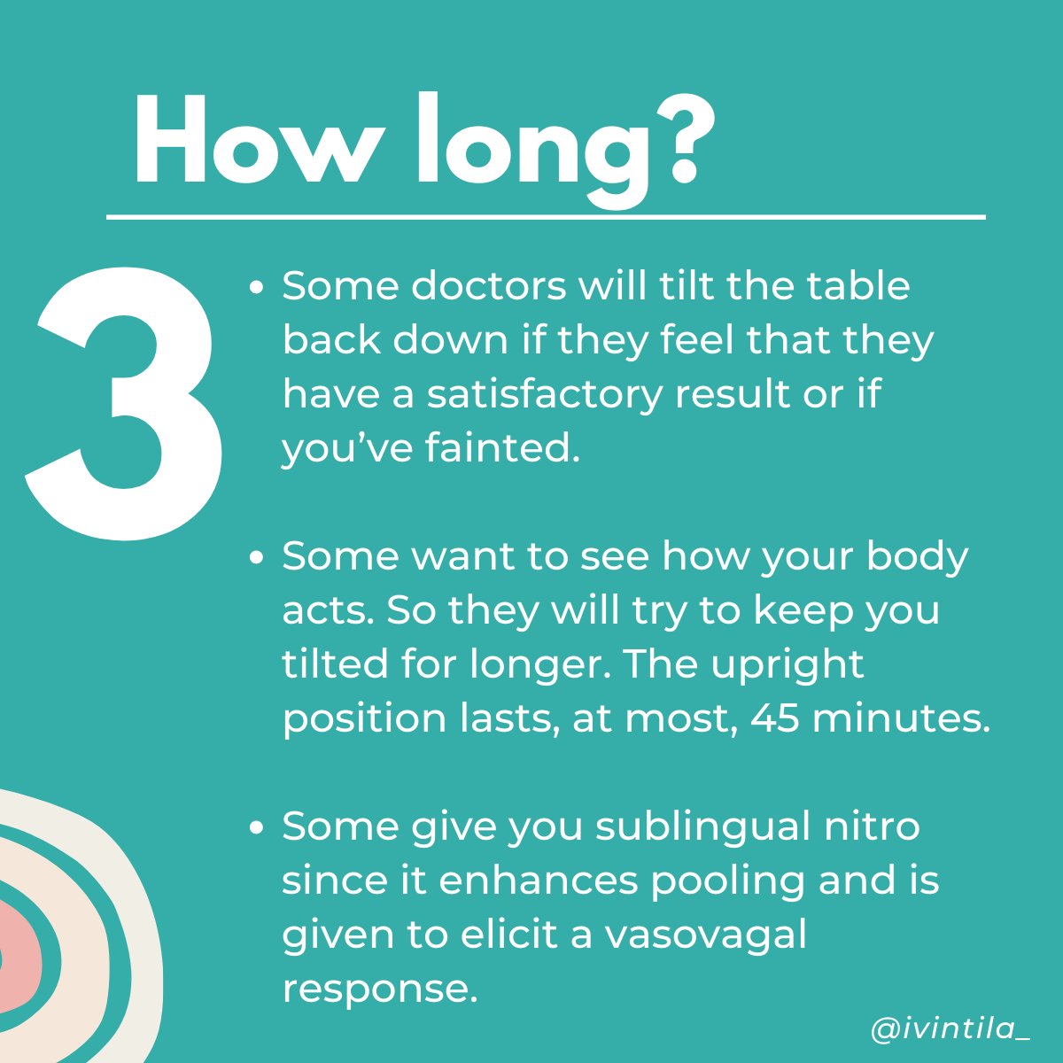 ivintila1's tweet photo. Are you suspecting you might have #POTS and wondering what the diagnostic process looks like? 

Check out the images with the info below.  Also view some tips and more info here: https://t.co/vU2UWHkw20

#Dysautonomia #LongCovid https://t.co/kOhuDs4ZLA