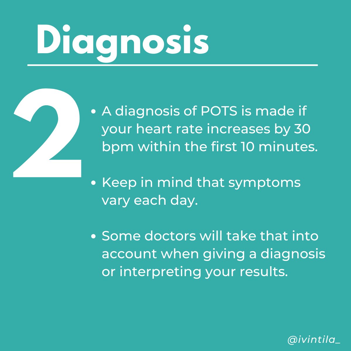 ivintila1's tweet photo. Are you suspecting you might have #POTS and wondering what the diagnostic process looks like? 

Check out the images with the info below.  Also view some tips and more info here: https://t.co/vU2UWHkw20

#Dysautonomia #LongCovid https://t.co/kOhuDs4ZLA