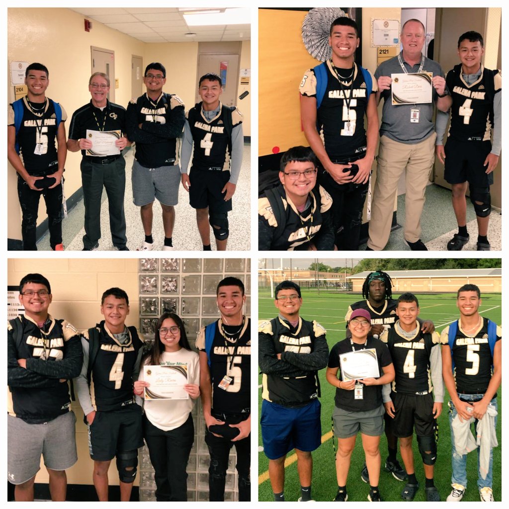 GPHS_Athletics's tweet photo. Congratulations to Our Teachers of the week chosen by our Football program! Your influence on our student athletes can never be erased. You are truly #G0LDBLOODED Thank You for all you do for our student athletes. @GPHS_GPISD @GalenaParkISD #PrideoftheHive #PoweroftheHive #FAMILY https://t.co/WL5Q0L64qU
