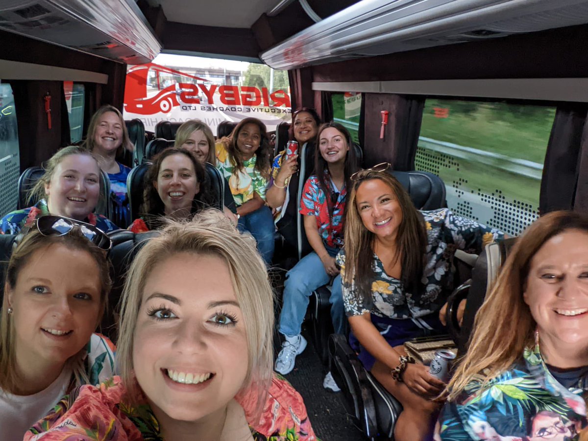 spcc_women's tweet photo. On our way to #TheHundred to see @Sophecc19 @katecross16 @EllieThrelkeld @Dottin_5 @GeorgieBoyce to get inspiration for our upcoming finals! Look out for our #shitshirts and our poor attempts at catching 6s!!! ๐ #womenscricket https://t.co/99JHmmjj04