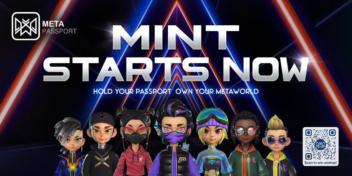 It's finally here! #MetaPassport Mint is finally and officially available! 

What are you waiting for? Let's get to it! Share with us the first-ever avatar you got!

Begin your journey into the future here: metapassport.m3lab.io

@PolygonStudios <a href="/0xPolygon/">Polygon | POL</a> #Matic #MAGMI