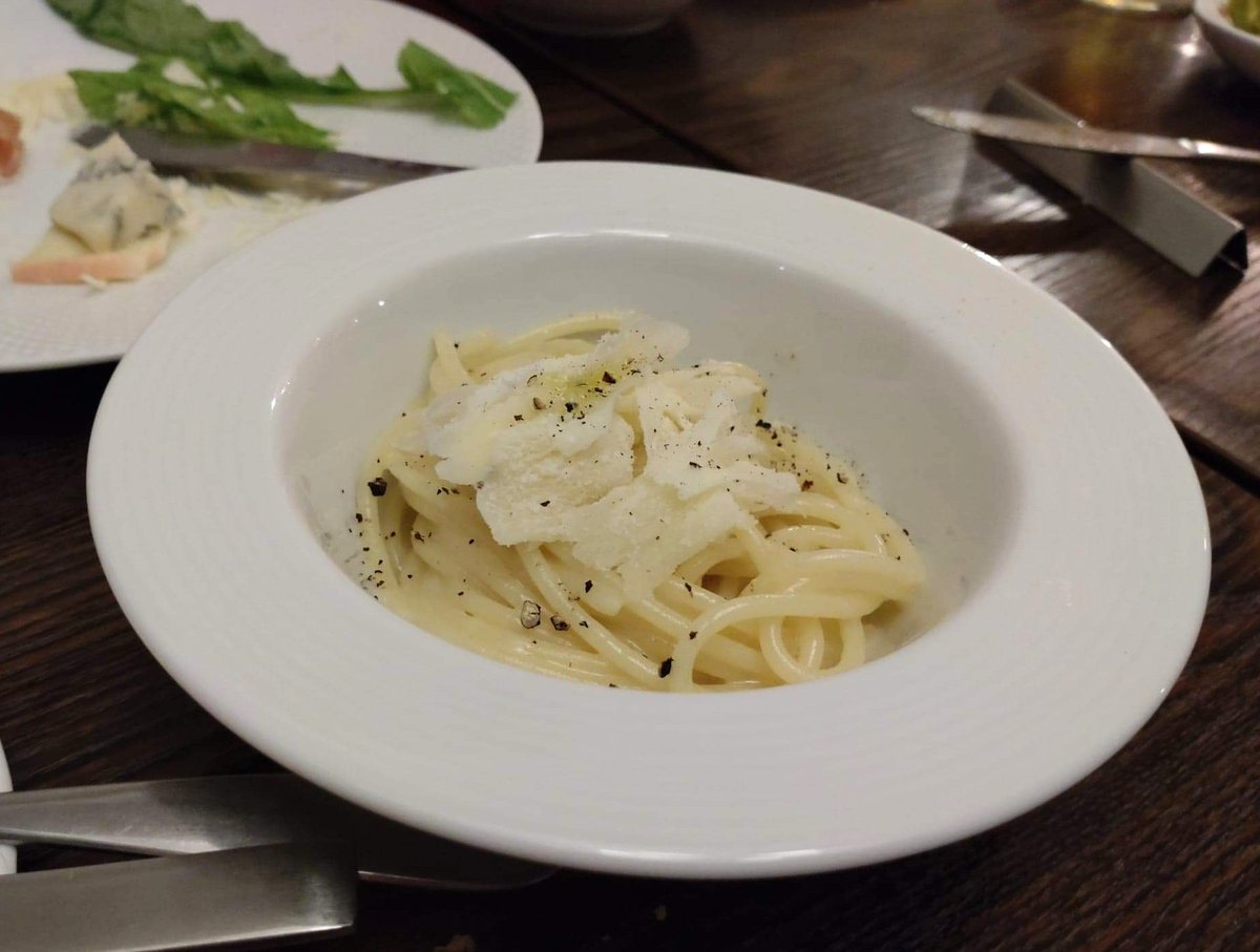 CreariveFaith's tweet photo. 夜の営業が始まったということで、西国分寺のポルペッタヘ
ラスパドゥーラのパスタを美味しくいただきました。
#西国分寺　#ポルペッタ　#イタリア家庭料理 https://t.co/meSzPVx4FH