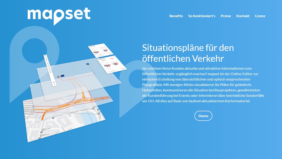 Wussten Sie schon, dass Sie alle Funktionen von mapset gratis testen können? Sobald Sie sich entscheiden, mapset zu nutzen, schliessen Sie ein Abonnement ab. Wir beraten Sie gerne dazu. 

mapset.ch/#price