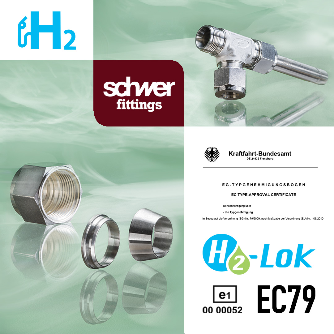 Schwer_Fittings's tweet photo. Schwer Fittings erhält nach erfolgreicher Zertifizierung das EC79 Zertifikat für Wasserstoff-Anwendungen. 📝😄🎉
________________
Schwer Fittings receives EC79 certificate for hydrogen applications after successful certification. 📝😄🎉
#schwerfittings #schwerfittingsgmbh #EC79 https://t.co/h15S8R2pZE