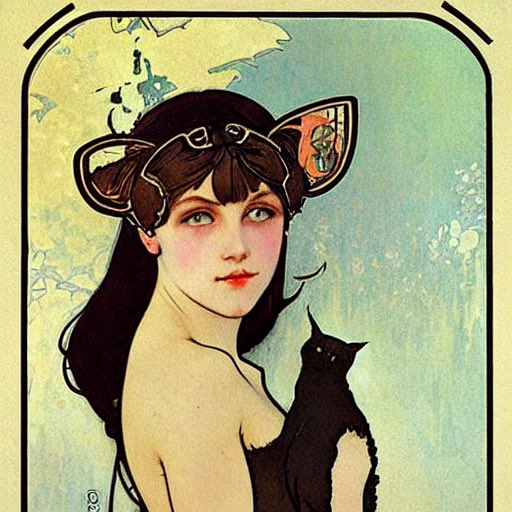 AI描画のやつ、漫画とか自作ゲームの背景とかで「なんか著名な画家が描いたっぽいけど架空の絵を飾りたいな〜」って時に「モネが描いた高層ビル群の絵」とか「ミュシャが描いた猫耳美少女」とかリクエストしたらいい感じの吐き出してくれるんやな( ˘ω˘ )
#stablediffusion 