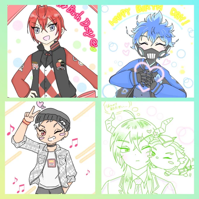 今月描いた絵を晒そうのコーナー👏
ツイステ編!
ちゃんと色塗れてないけどマレウス様気に入ってる😇
#今月描いた絵を晒そう 
