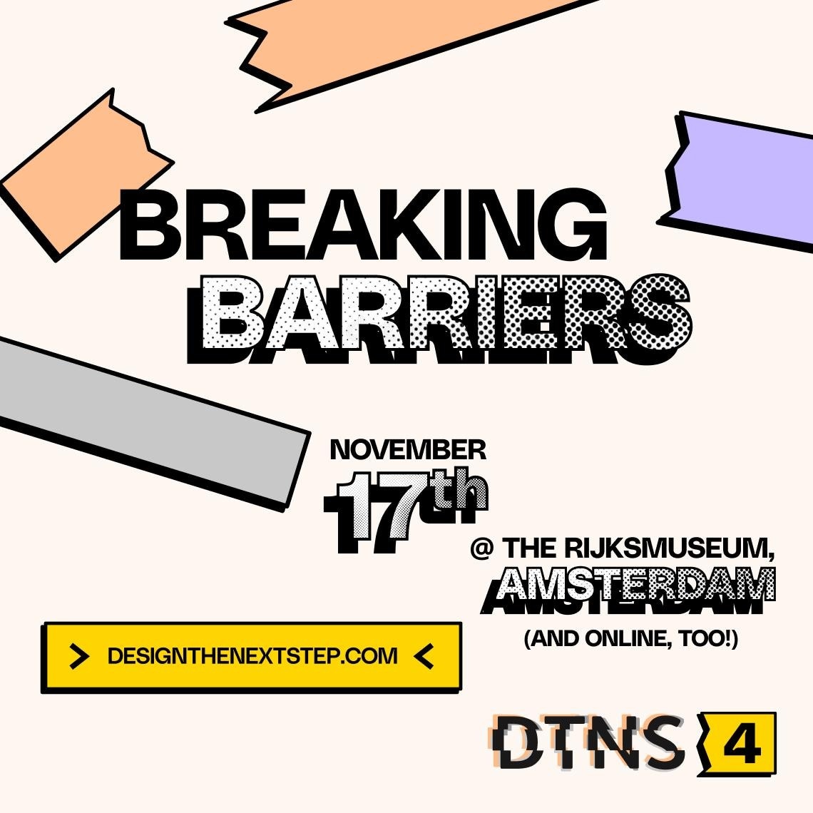 Join us for the fourth edition of #DesignTheNextStep—a free conference by designers for designers.

This year, #DTNS2022 will be both on-site &amp; online! 🙌🏻

Registration will be open soon, so stay tuned! 👀

Facebook page: fb.com/DTNSconference
IG: <a href="/dtns_conference/">Design The Next Step</a>
