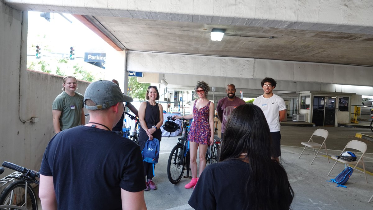 movesafedurham's tweet photo. Orientations for the #BullEBikePilot are in full effect! Check out these shots from yesterday's sessions. Applications are still open for our next cohort! If you are a shift worker in downtown Durham, apply today. https://t.co/awY0iALd59 https://t.co/VhkZZLrJkA