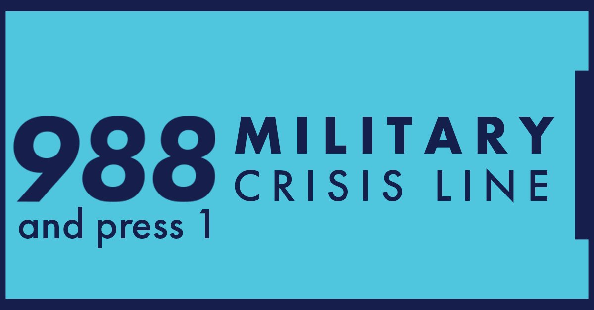 USArmyWHC's tweet photo. ATTENTION: The new phone number for the #MilitaryCrisisLine has changed from 1-800-273-8255 to 988, Press 1. There are people standing by to talk 24/7. 

#PeopleFirst #YouDontStandAlone #IAMFORSCOM #Soldiers #SPM22 @USArmy https://t.co/jextqkJ6tB