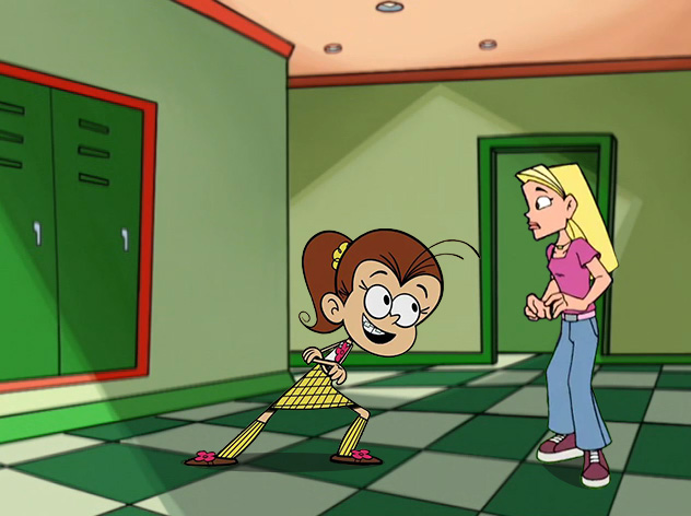 SabrinaCartoon's tweet photo. Luan Loud meet Sharon Spitz at School.
Luan and Sharon have Braces.
Luan from The Loud House and Sharon from Braceface.
#TheLoudHouse #Braceface #Crossover #Edit #FanMade #LuanLoud #SharonSpitz https://t.co/bvIUEwtbCb