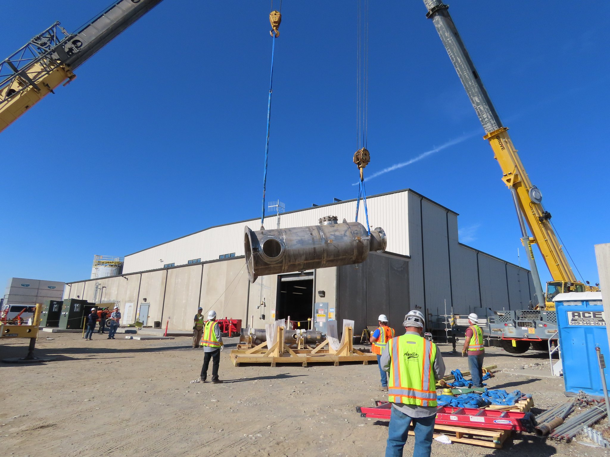 Hanford Site on Twitter "Upgrades continue at the Effluent Treatment