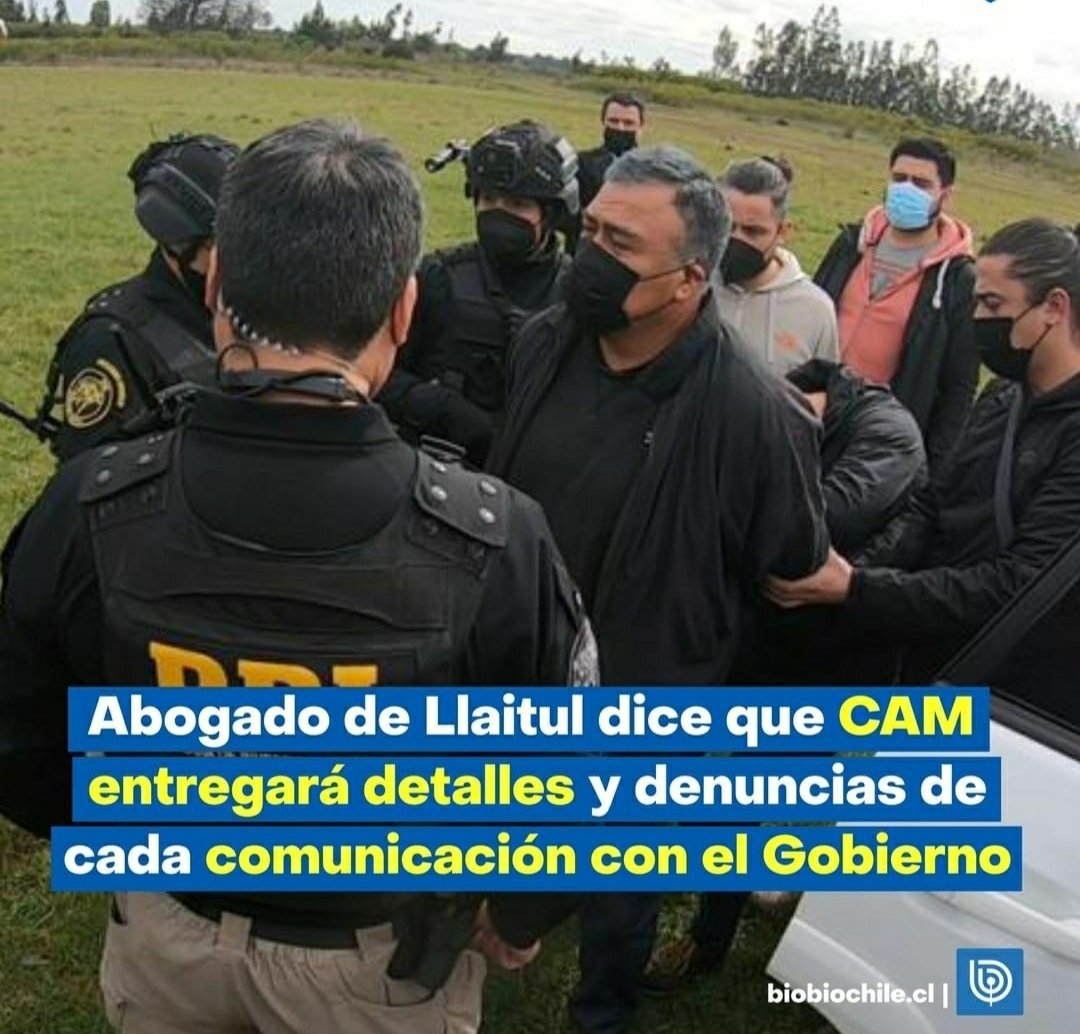 EsClaveChile's tweet photo. LLAITUL: MÁS CONEXIONES CON EL GOBIERNO

Al parecer J. Vega es sólo el inicio de esta trama que Boric quiere mantener en silencio.
Los mismos que hacen intervención electoral por el Apruebo tendrán que dar explicaciones al país.

Hasta dónde llegarán las próximas renuncias? https://t.co/AJLd2LenNK