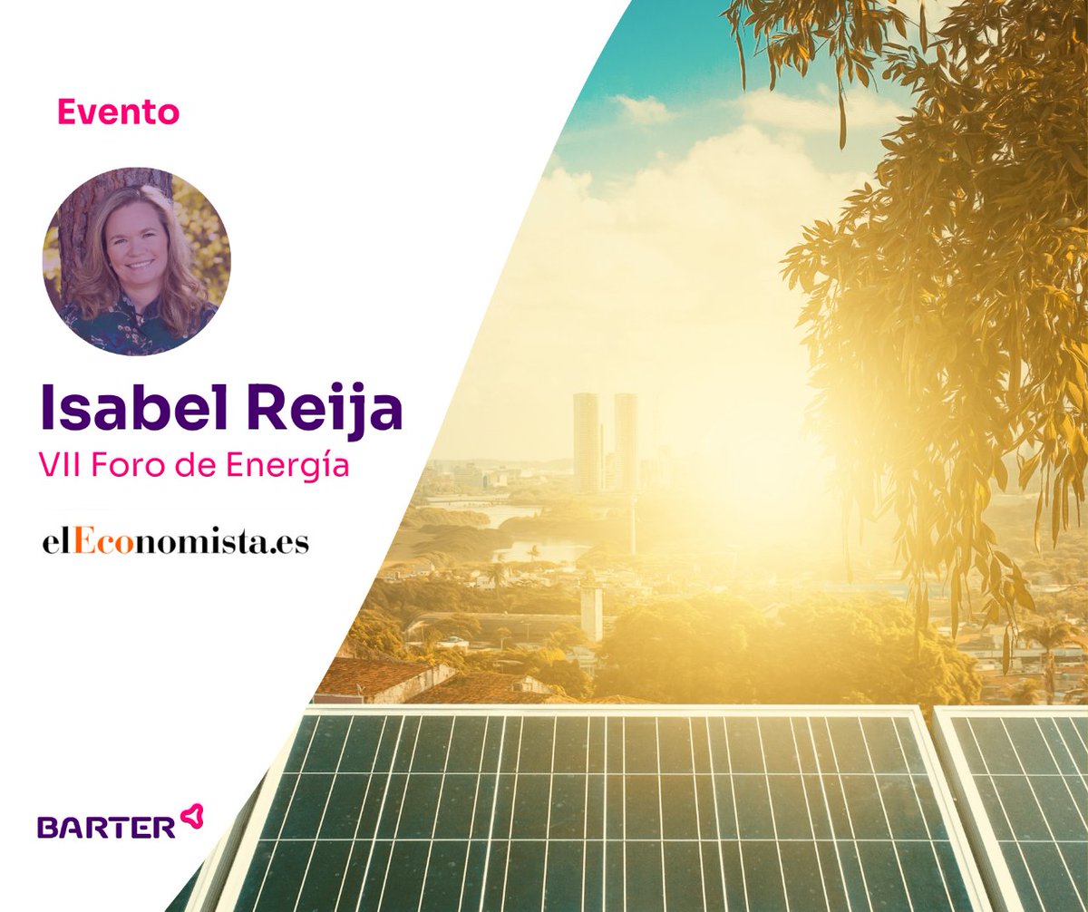Tu energía más cercana (@temcautoconsumo) on Twitter photo 📌Nuestra CEO <a href="/IsabelReija/">Isabel Reija</a> participa en el 📍 VII Foro de Energía que celebra <a href="/elEconomistaes/">elEconomista.es</a> donde se darán cita los principales líderes del sector energético
📆 miércoles 7 de septiembre
🕜15:40
Inscripciones👉 bit.ly/3PPLqYL
También se retransmitirá vía streaming 💻 📌Nuestra CEO <a href="/IsabelReija/">Isabel Reija</a> participa en el 📍 VII Foro de Energía que celebra <a href="/elEconomistaes/">elEconomista.es</a> donde se darán cita los principales líderes del sector energético
📆 miércoles 7 de septiembre
🕜15:40
Inscripciones👉 bit.ly/3PPLqYL
También se retransmitirá vía streaming 💻