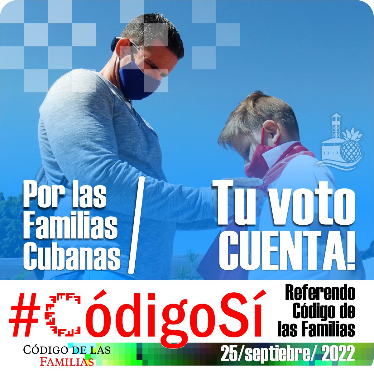 DOTU_Mayabeque's tweet photo. Este 25 de septiembre iremos a las urnas y diremos un #SíporCuba, un sí por las #FamiliasCubanas porque el #CodigoDeLasFamilias es amor, es vida.
#Dotu #Matabeque
#YovotoSí
#YodigoSí https://t.co/zgWZkJxt8M