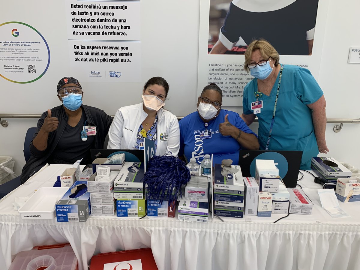 JHF_Jackson's tweet photo. Last year, @JacksonHealth provided COVID-19 vaccines to more than 180,000 people. On National Immunization Awareness Month, we reflect on this public service and the impact it made in our community. Leave a message of gratitude for the teams that made it happen. #SupportJHF https://t.co/28hpf0Qa8q