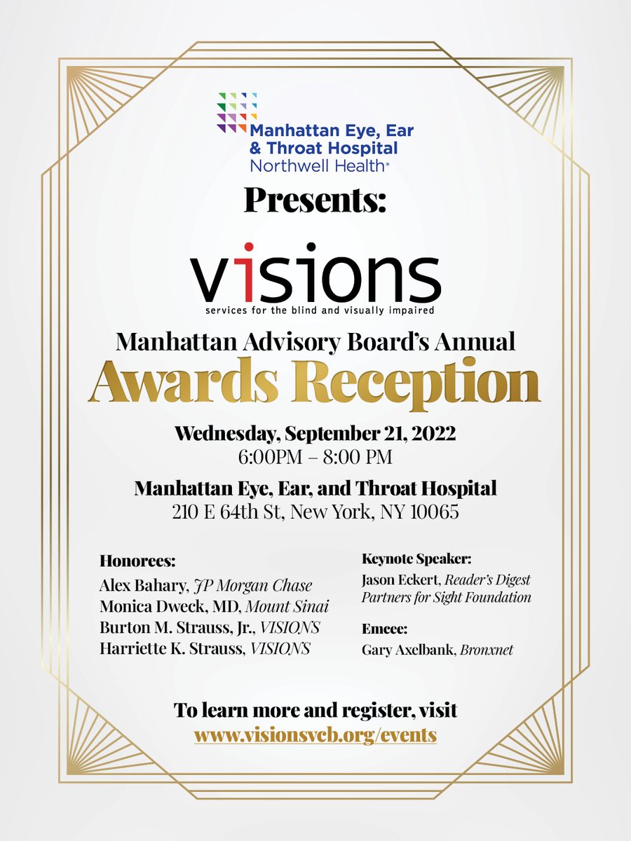 VirginiaSkar's tweet photo. I am looking forward to this event!! VISIONS is committed to access + inclusion in NYC!! #inclusion #visuallyimpaired https://t.co/l1JPE92wzB